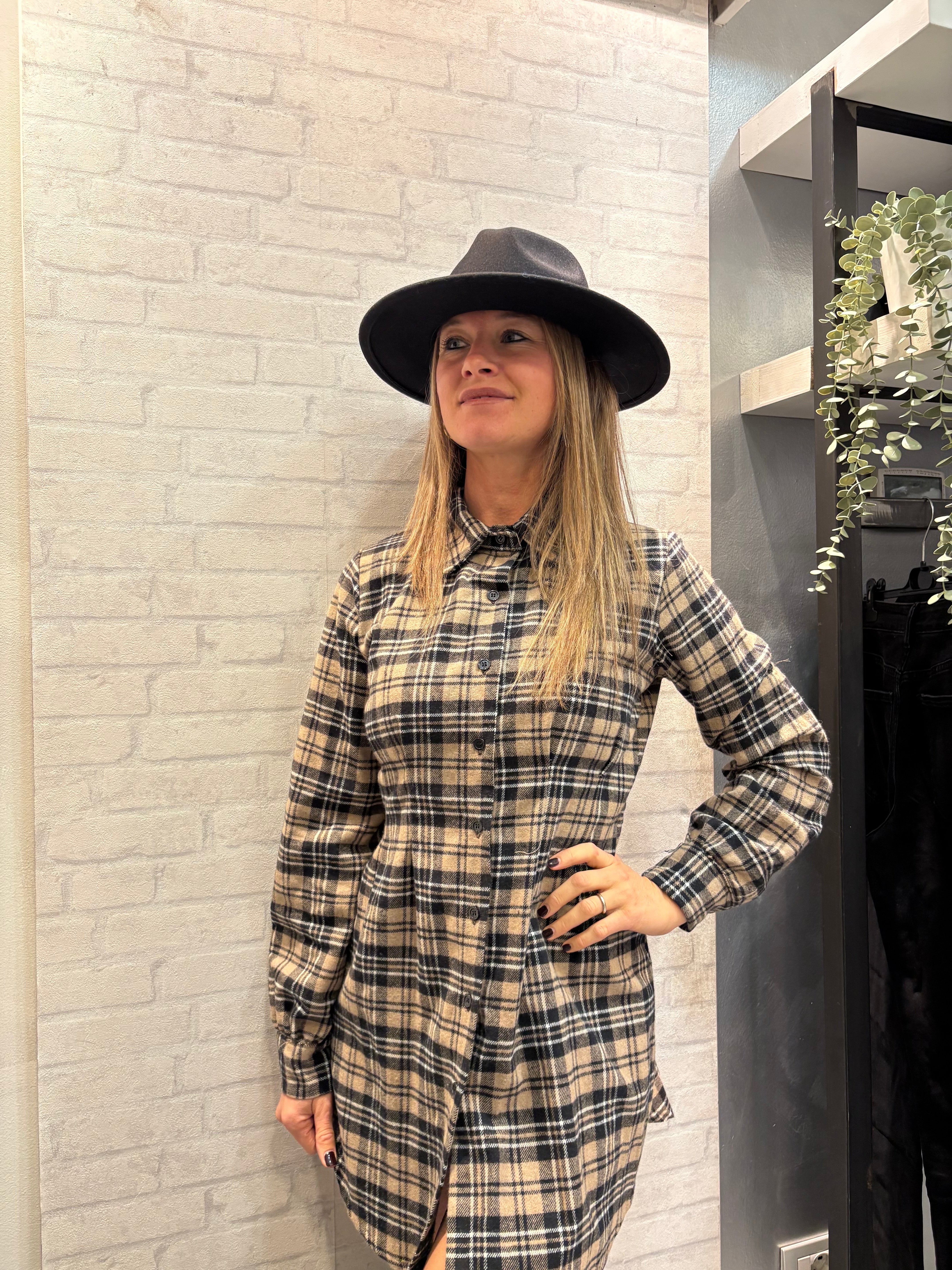 ABITO MELANIA TARTAN