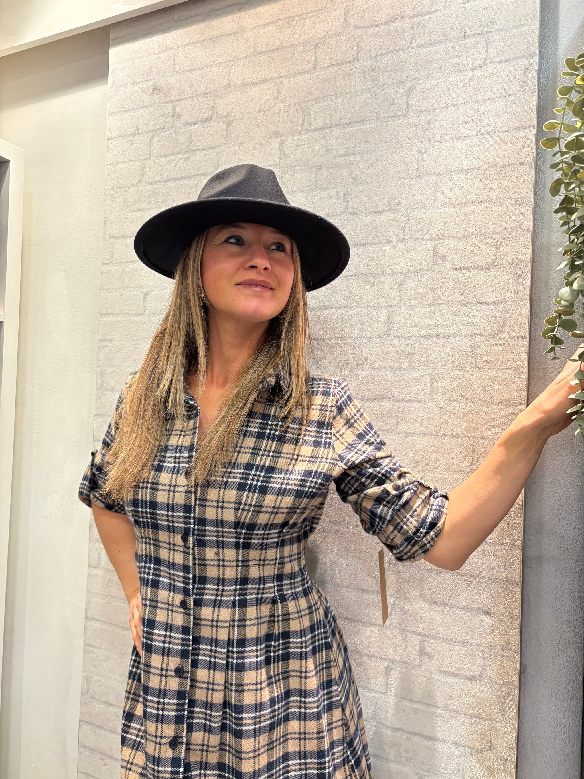 ABITO MELANIA TARTAN