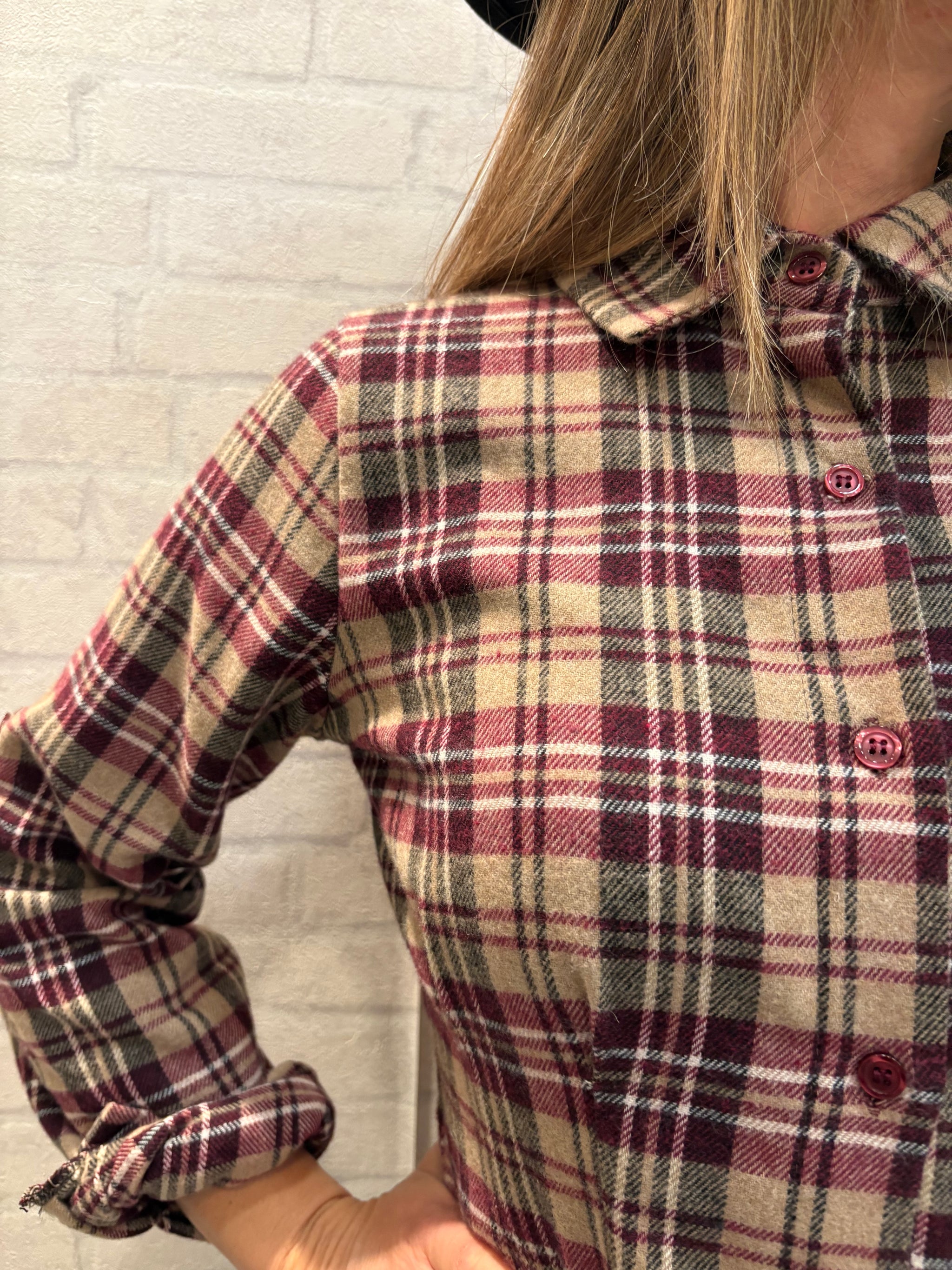 ABITO MELANIA TARTAN