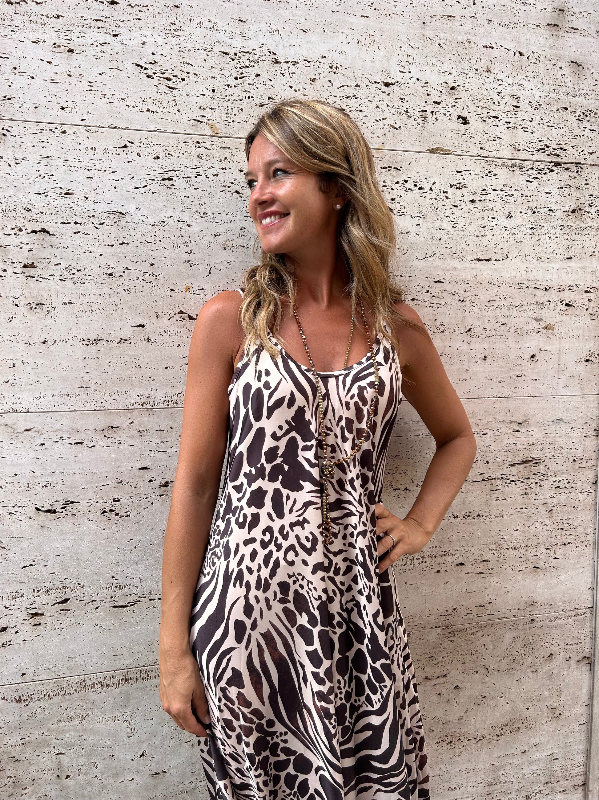ABITO BENEDETTA ANIMALIER